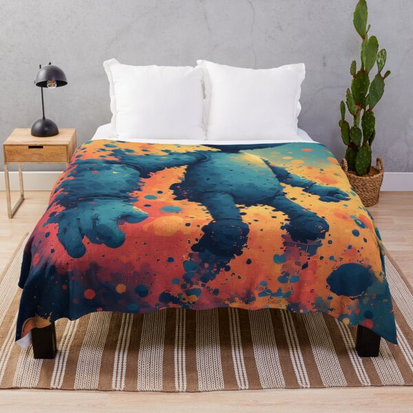 Item preview, Lost figure in a cosmic explosion of color designed and sold by Mianku | Für das Leben.