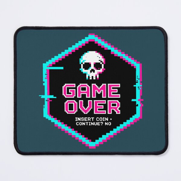 Item preview, Game Over Pixel | Glitch Gamer Arcade Design designed and sold by AstronautMerch.