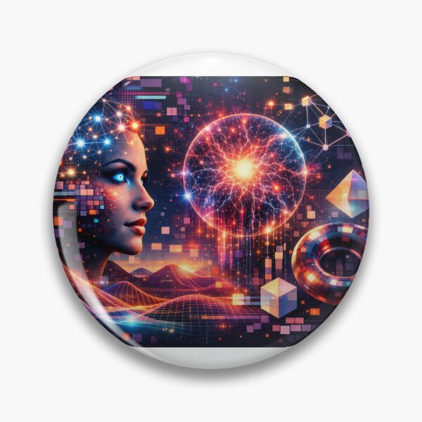 Item preview, Abstract for Tach-savvy intrigued by surreal visuals Glitch Art designed and sold by getprocured.