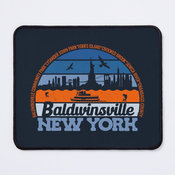 Item preview, Baldwinsville New York Sunset Retro Vintage Local Pride Logo designed and sold by CRHPOD20.