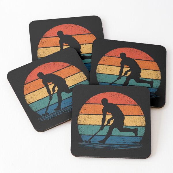 Item preview, Retro Vintage Field Hockey Player  designed and sold by Moizento.