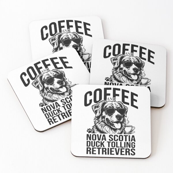 Item preview, Dog Lover Funny Coffee Dog - Coffee and Nova Scotia Duck Tolling Retriever designed and sold by conggamenhatvip.