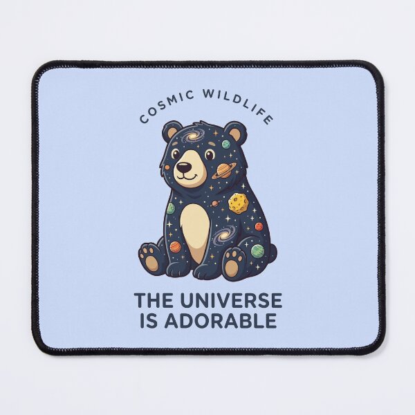 Item preview, Cosmic Wildlife Bear The Universe Is Adorable Galaxy Art designed and sold by Amir Faysal.