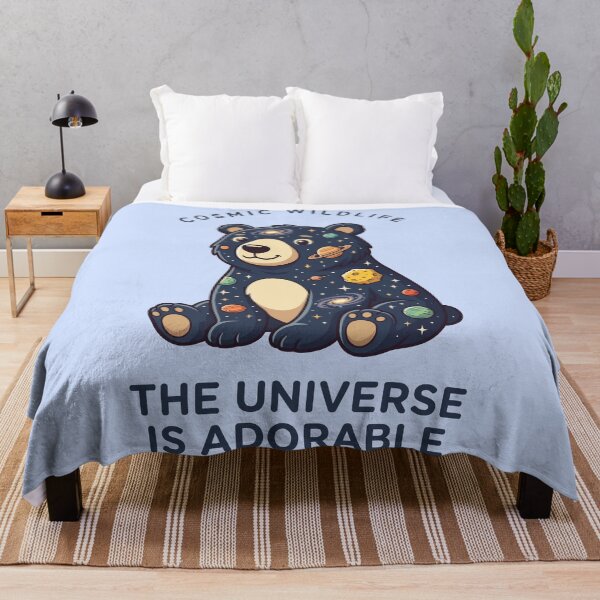 Item preview, Cosmic Wildlife Bear The Universe Is Adorable Galaxy Art designed and sold by Amir Faysal.