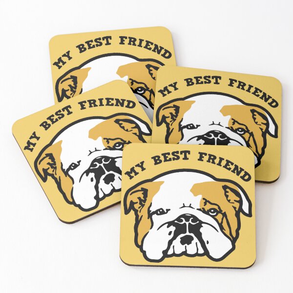 Item preview, Bulldog My Best Friend – English Bulldog Lover Gift designed and sold by JanuszJarowicz.