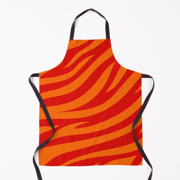 Item preview, Modern Graphic Zebra Print Pattern | Red & Orange designed and sold by Frohyou.