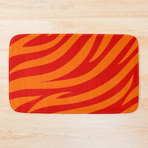 Item preview, Modern Graphic Zebra Print Pattern | Red & Orange designed and sold by Frohyou.