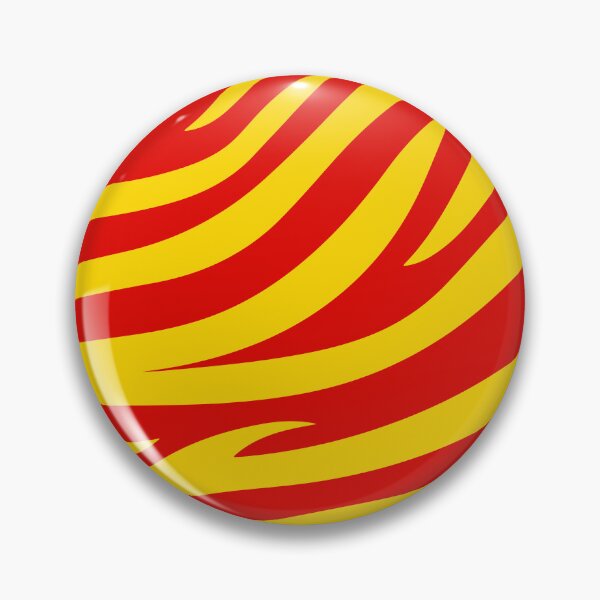 Item preview, Modern Graphic Zebra Print Pattern | Red & Yellow designed and sold by Frohyou.