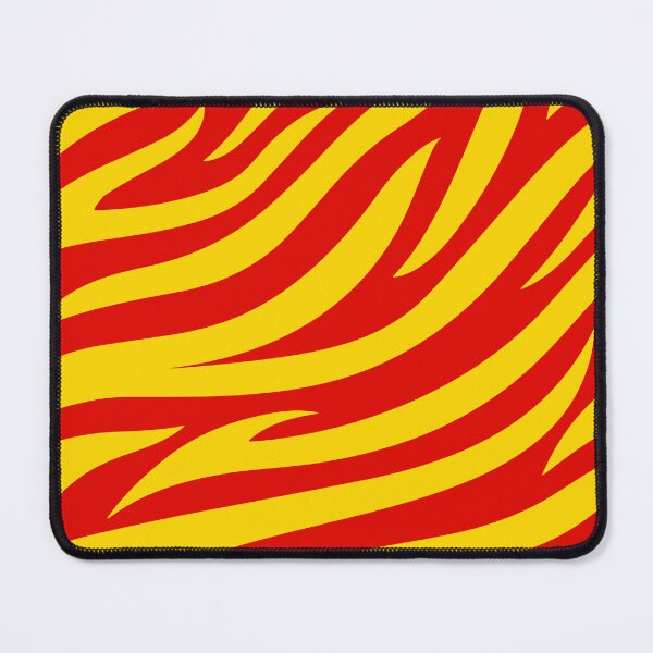 Item preview, Modern Graphic Zebra Print Pattern | Red & Yellow designed and sold by Frohyou.