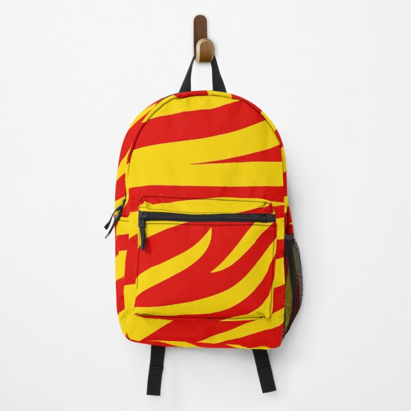 Item preview, Modern Graphic Zebra Print Pattern | Red & Yellow designed and sold by Frohyou.