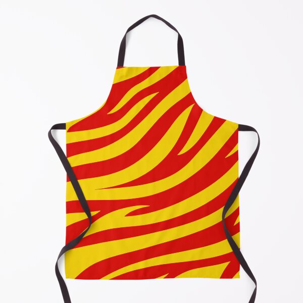 Item preview, Modern Graphic Zebra Print Pattern | Red & Yellow designed and sold by Frohyou.