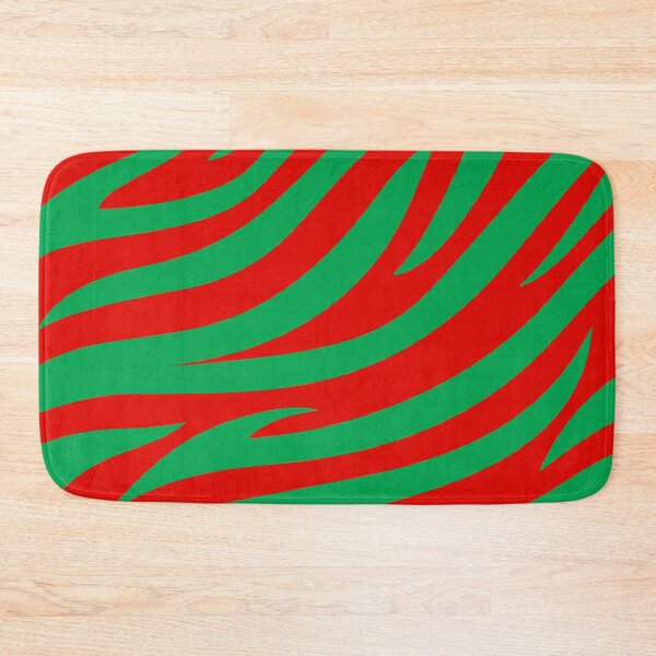 Item preview, Modern Graphic Zebra Print Pattern | Red & Green designed and sold by Frohyou.