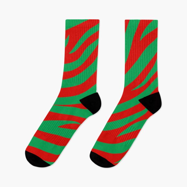 Item preview, Modern Graphic Zebra Print Pattern | Red & Green designed and sold by Frohyou.