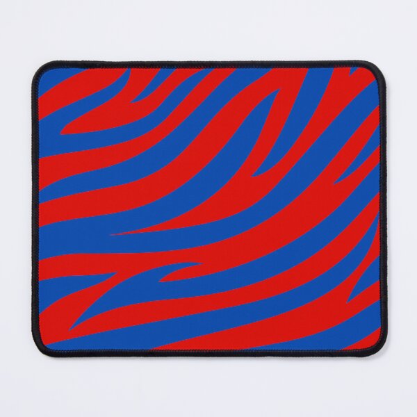Item preview, Modern Graphic Zebra Print Pattern | Red & Blue designed and sold by Frohyou.