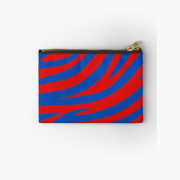 Item preview, Modern Graphic Zebra Print Pattern | Red & Blue designed and sold by Frohyou.