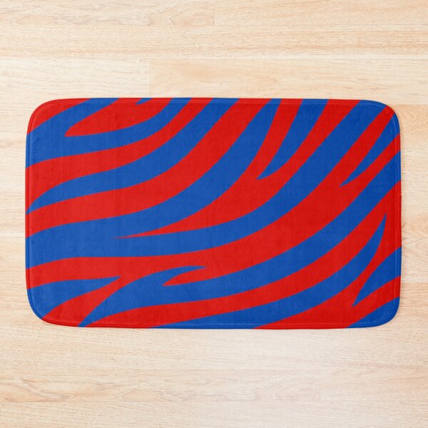 Item preview, Modern Graphic Zebra Print Pattern | Red & Blue designed and sold by Frohyou.