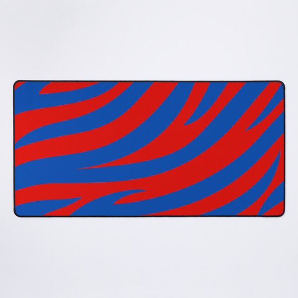 Item preview, Modern Graphic Zebra Print Pattern | Red & Blue designed and sold by Frohyou.