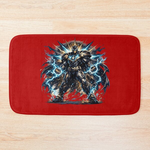 Item preview, Electric Gold Armor Warrior Lightning Energy Hero designed and sold by irfanshikh.