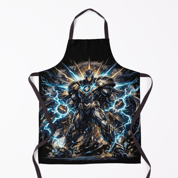 Item preview, Electric Gold Armor Warrior Lightning Energy Hero designed and sold by irfanshikh.