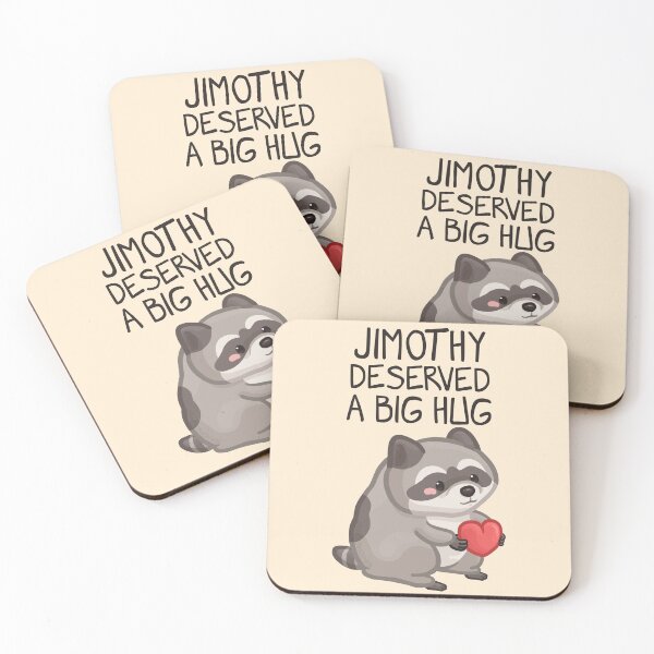 Item preview, Jimothy Deserved a Big Hug Dark Font Version designed and sold by Khotekmei.