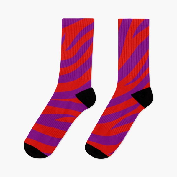 Item preview, Modern Graphic Zebra Print Pattern | Red & Purple designed and sold by Frohyou.