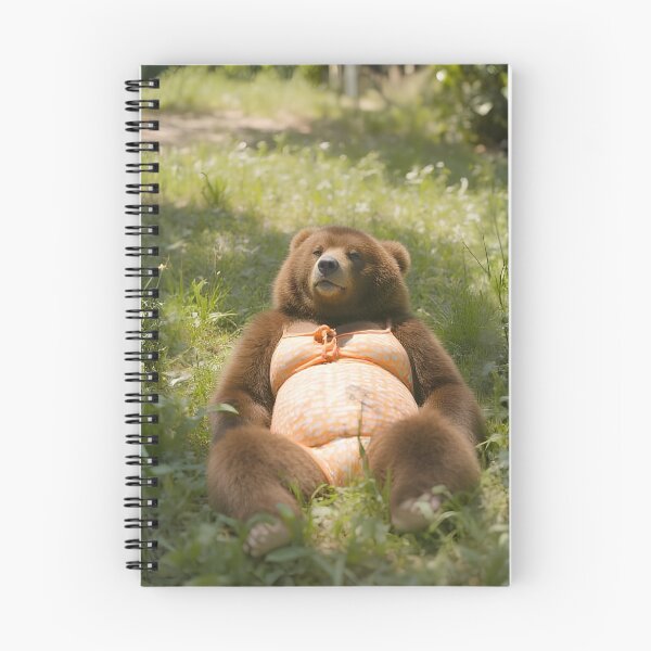 Item preview, Funny Bear in Swimsuit Summer Beach Vacation Animal Illustration designed and sold by mijaczeek.