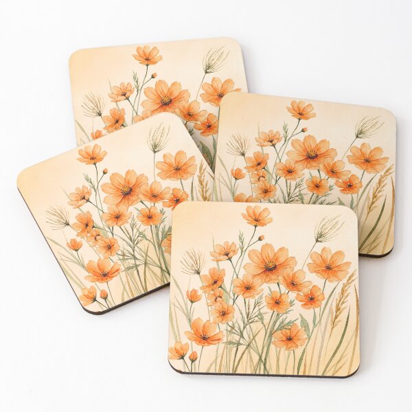 Item preview, Copy of Watercolor garden of red flowers with a colored background designed and sold by SuperMama1973.