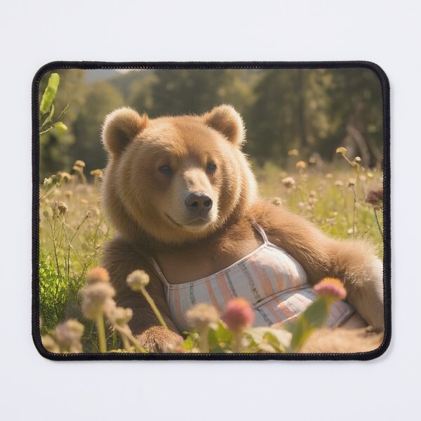 Item preview, Funny Bear in Swimsuit Summer Beach Vacation Animal Illustration designed and sold by mijaczeek.