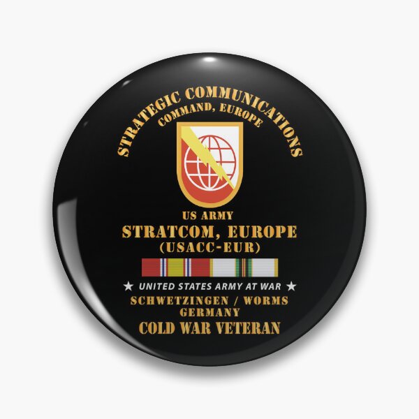 Item preview, Army - SSI, USA STRATCOM, EUR - SSI, Schwetzingen-Worms, Germany w COLD SVC X 300 designed and sold by Military Insignia Products.