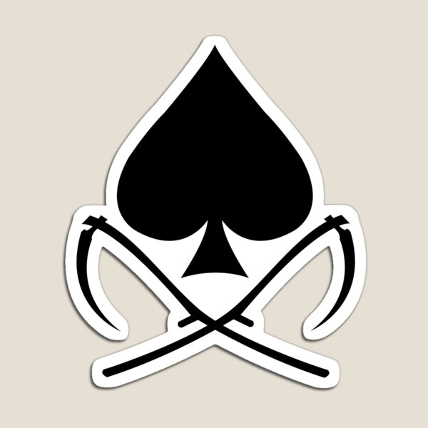 Item preview, Death Spade (black) designed and sold by AlienStickers.