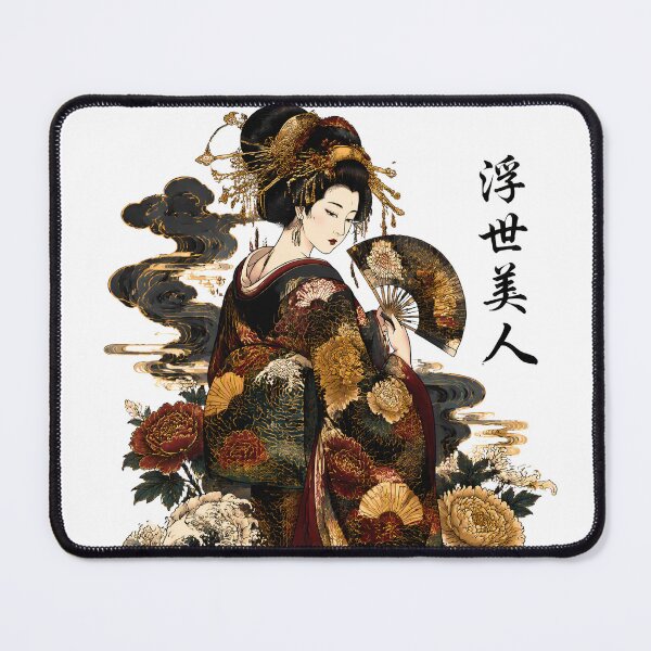 Item preview, Geisha of the Floating World – Elegant Japanese Ukiyo-e Art designed and sold by kaxymax.