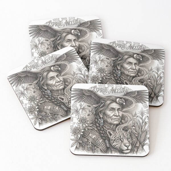 Item preview, Espíritu Ancestral - Latin American Heritage Pencil Art designed and sold by Nakrisa.