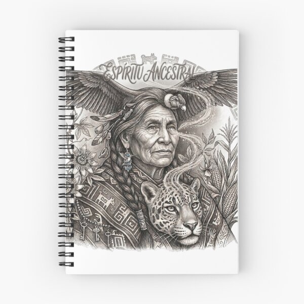 Item preview, Espíritu Ancestral - Latin American Heritage Pencil Art designed and sold by Nakrisa.