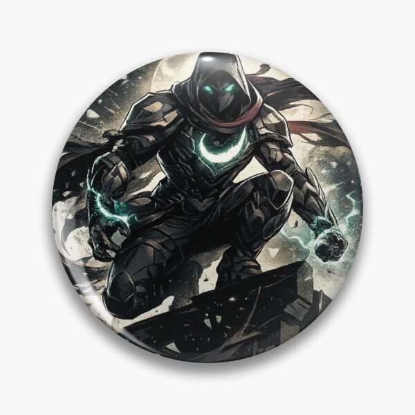 Item preview, Moon Shadow Warrior Dark Hooded Mystic Energy Hero designed and sold by irfanshikh.