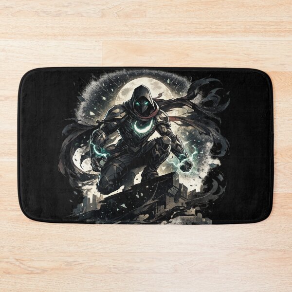 Item preview, Moon Shadow Warrior Dark Hooded Mystic Energy Hero designed and sold by irfanshikh.