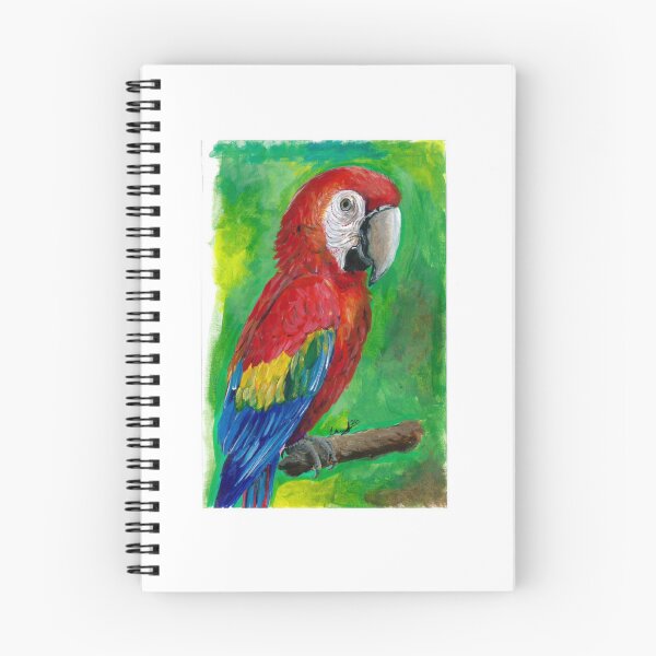 Item preview, Scarlet Macaw designed and sold by Found Familiar Arts.