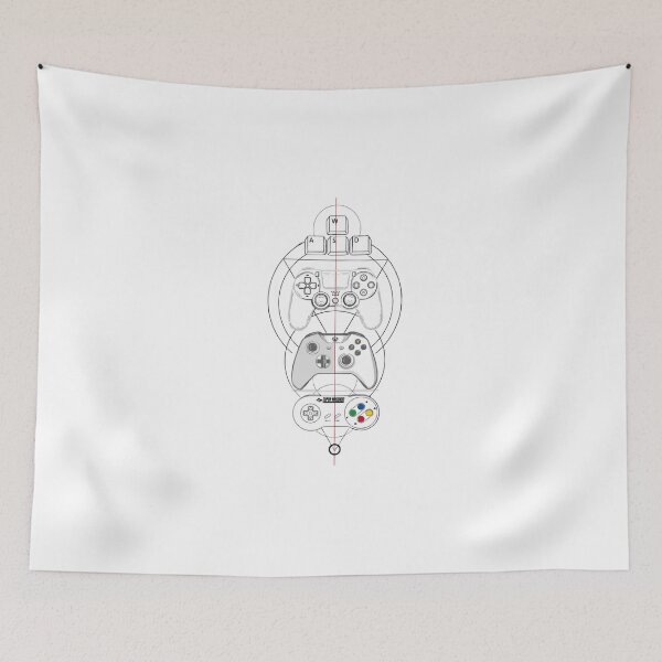 Item preview, Every Gamer Starts Somewhere Retro Gaming Controller Artwork designed and sold by GeekMix.