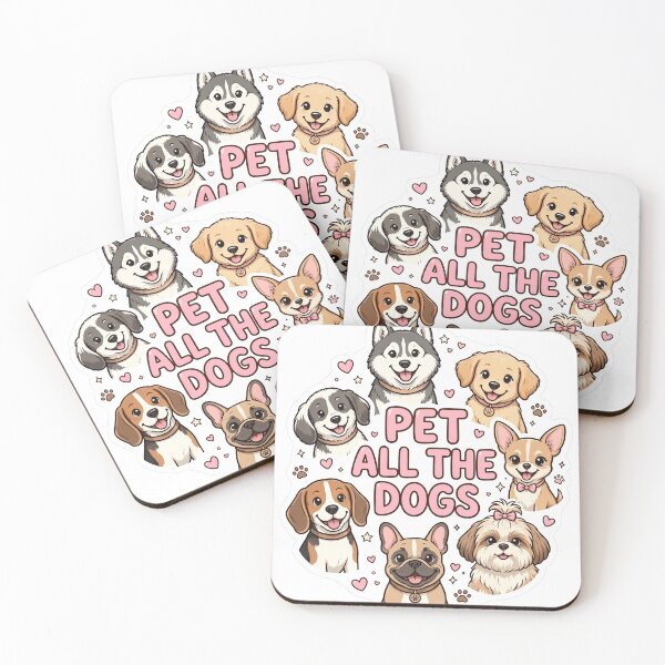 Item preview, Cute Pastel Dog Lover Sticker | Funny Dogs Gift for Dog Mom designed and sold by Ala'Salem| Cute Characters, Real Moods.