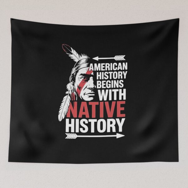 Item preview, American History Begins With Native History – Indigenous Heritage designed and sold by Gbriel3.