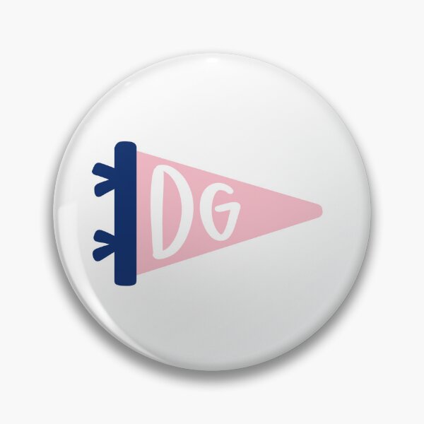 Item preview, DG pennant designed and sold by Jaina Designs.