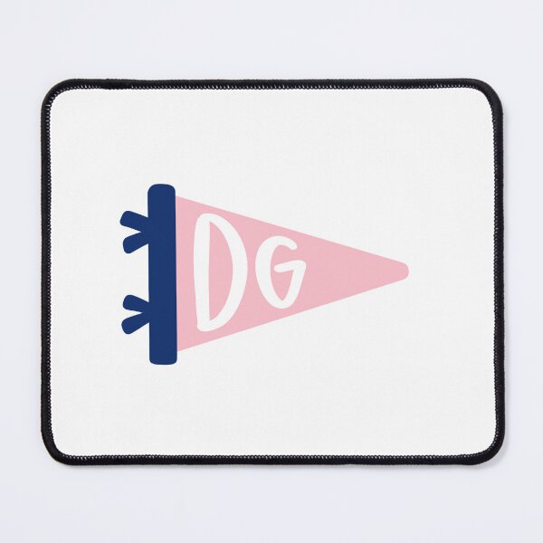 Item preview, DG pennant designed and sold by Jaina Designs.