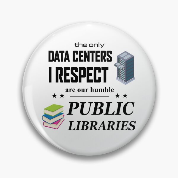 Item preview, Anti-AI Public Library Supporter designed and sold by WhiteoutTM.