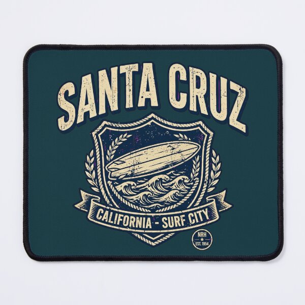 Item preview, Santa Cruz California Surf City retro plaque designed and sold by Normandy Road Heritage.