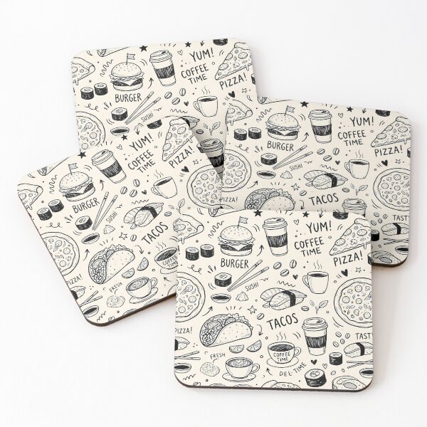 Item preview, Food Cute Space Astronaut Rocket Galaxy Planet Pattern designed and sold by ART ATTACK ZONE.