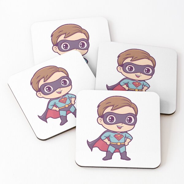 Item preview, cure super man sticker designed and sold by deepikadesigns.