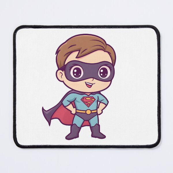 Item preview, cure super man sticker designed and sold by deepikadesigns.