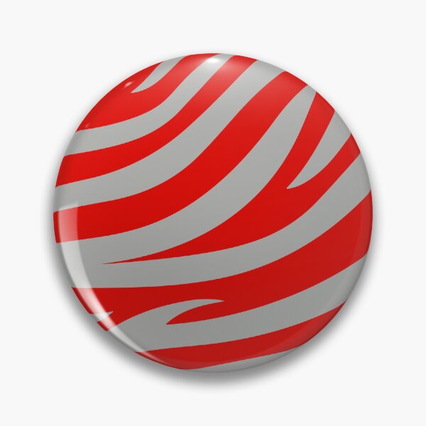Item preview, Modern Graphic Zebra Print Pattern | Red & Gray designed and sold by Frohyou.