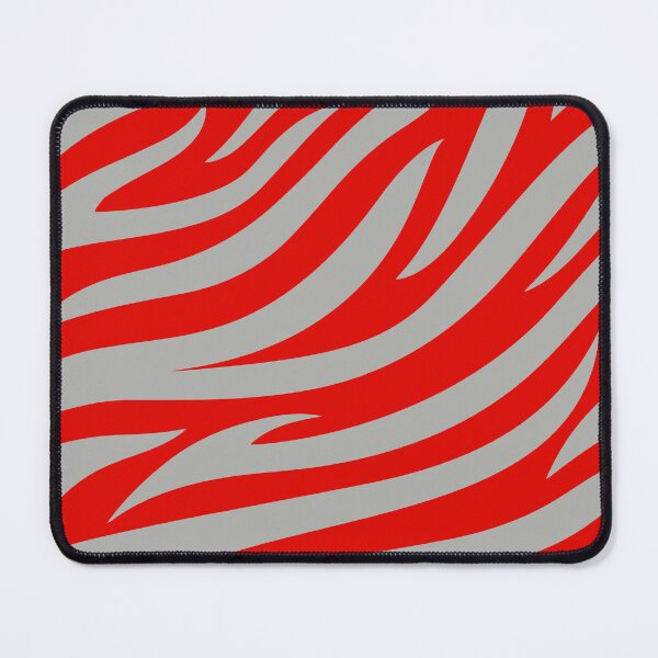Item preview, Modern Graphic Zebra Print Pattern | Red & Gray designed and sold by Frohyou.