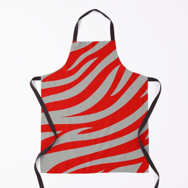 Item preview, Modern Graphic Zebra Print Pattern | Red & Gray designed and sold by Frohyou.