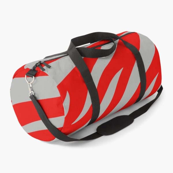 Item preview, Modern Graphic Zebra Print Pattern | Red & Gray designed and sold by Frohyou.